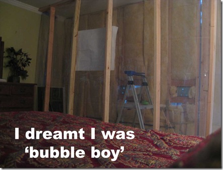 bubble boy's bed