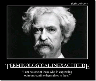 mark twain opinions facts quotes