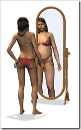 WomanDistortedMirror