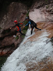 Saut possible pour franchir le rideau.