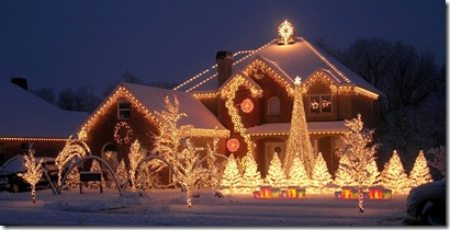 Christmas House lights