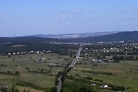 Skrzyżowanie S7 (E77) i 762, na południowy zachód od Kielc.