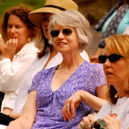 Kathleen Blackburn and Gail Scott in the audience for the panel.