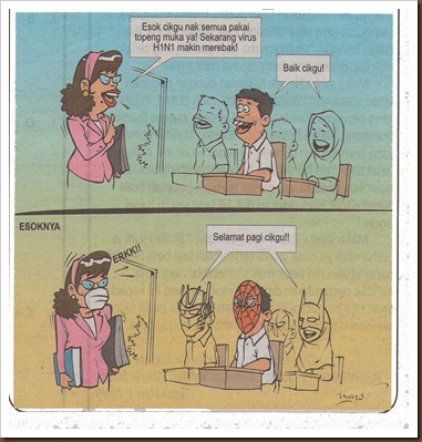 H1N1 - mask
