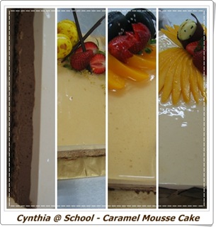 caramel mousse