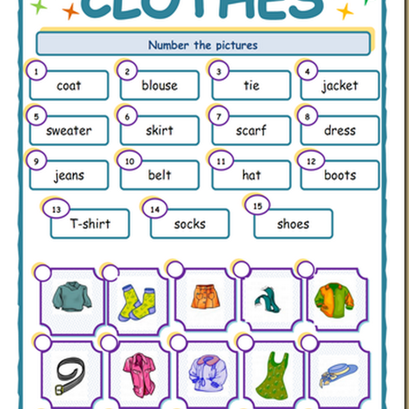 Inglês no dia a dia: Roupas (Clothes) – Atividades 3