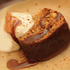 Chipotle Apple Pecan Cake with Spicy Caramel Glaze