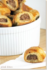 sausage in puff pastry