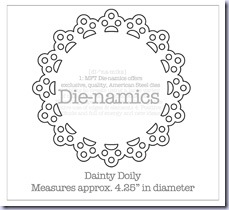 Dainty Doily Die-namicsSMALL