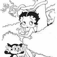 DESENHOS PARA COLORIR DE BETTY BOOP