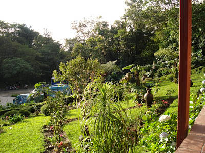 Just a lovely garden at the main entrance to Selvatura Park, the particular place we went for our zipline tour in Monteverde.