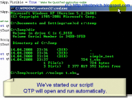 QTP video tutorial - How to run QTP test from command line