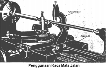 Mesin Bubut : Penggunaan kaca mata jalan Mesin Bubut : Penggunaan kaca mata jalan