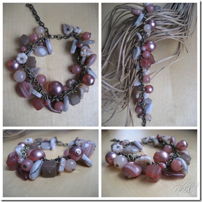 purple bracelet collage