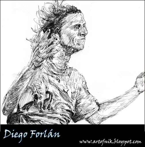 Diego Forlán Sketch