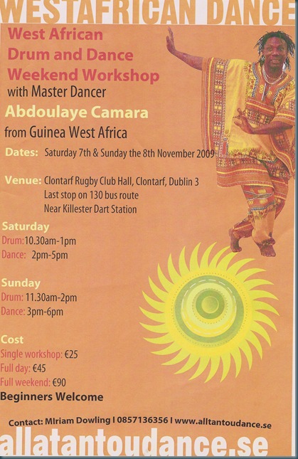 Drum and Dance Poster