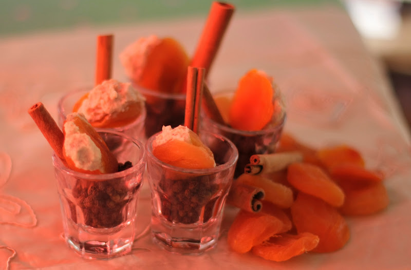  Dried Apricots with Ricotta Filing