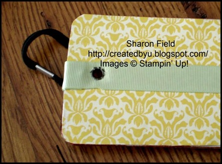credit card holder inside front cover