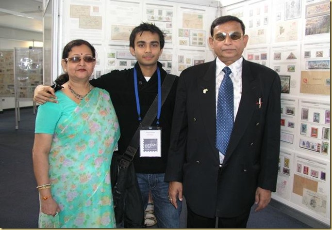 Mrs. Pramila Jain , Mr. Pradip Jain with his son Pragya Kothari Jain