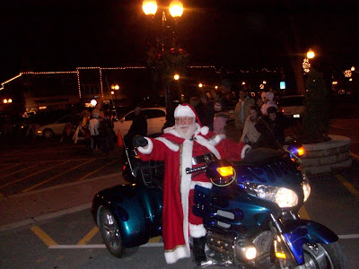 Santa arrived in Washington at the end of the 15th annual Lighted Holiday Parade. He tells KCII he rode the bike so the Reindeer could rest up for the big day. Santa arrived in Washington at the end of the 15th annual Lighted Holiday Parade. He tells KCII he rode the bike so the Reindeer could rest up for the big day.