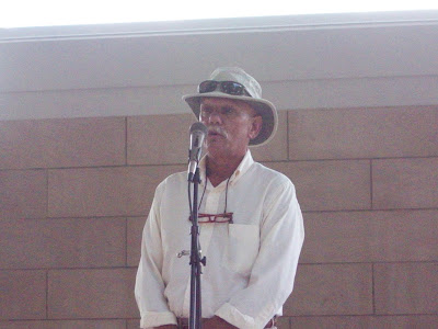 Lest They Be Forgotten Founder Greg Garvey speaks at Washington's Central Park