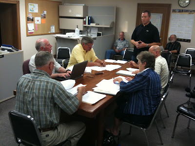Dave Waite Discusses Why He Needs A Variance To Build A New Home South Of Washington.<br />
(KCII's Chance Dorland)