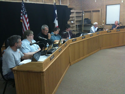 Washington's City Council At Wednesday's Meeting.<br />
(KCII's Chance Dorland)