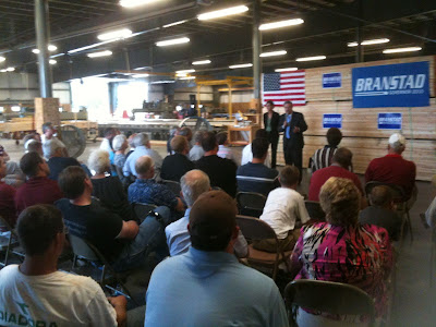 Branstad And Reynolds During A Previous Washington Visit This July.<br />
(KCII's Chance Dorland)