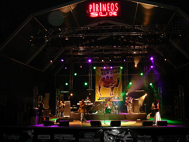 Los Wailers en un momento de la actuación