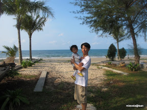 พู่กันว่ายน้ำชายหาด