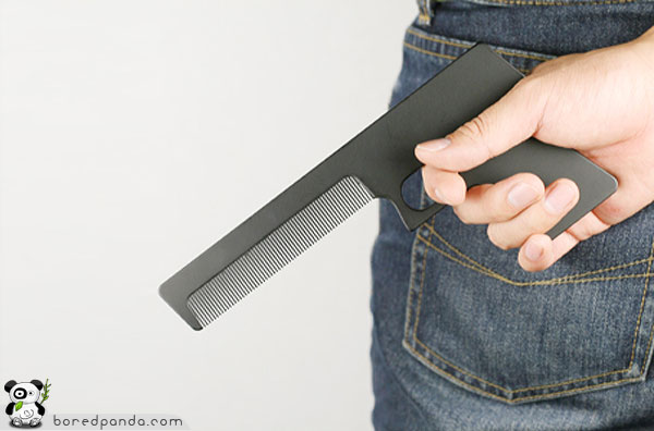 Gun Comb: A Comb Shaped Like a Gun