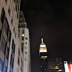 The Empire State Building by night from Macy's