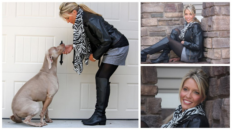 fall fashion in shorts and boots