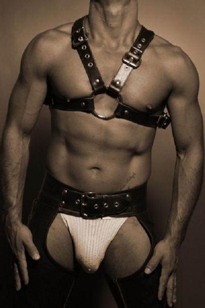 B&W Leather Man1