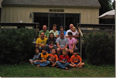 Family at point