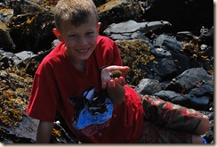 JB and sea urchin