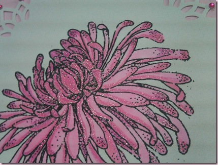 Chrysanthemum Card Detail