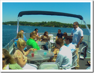 Celebrating On Lake Minnetonka