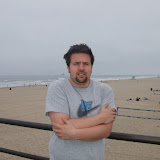 Shivering in the Cold at Huntington Beach