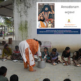 After all the activities, annadanam took place
