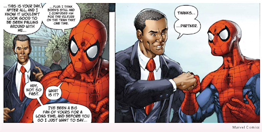 Spidey meets Obama