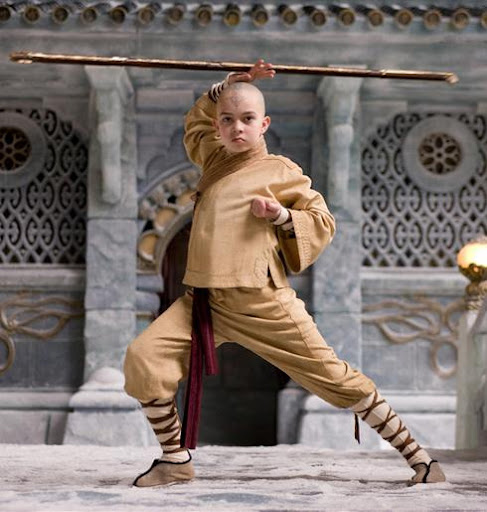 aang in the last airbender live action movie