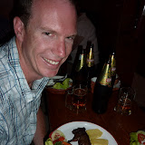 Al and his guinea pig or "Cuy" as they call it in Peru