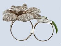 Sex and the city flower ring