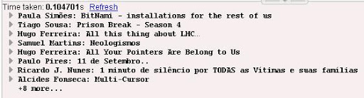 Resumo após aplicação do filtro