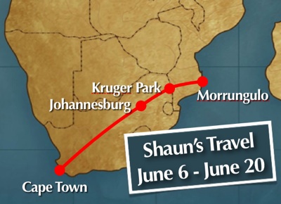 Shaun's June Travels
