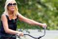 16 tori spelling Superstar on bike