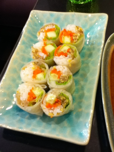 Vegetarian spring roll!