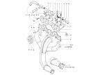 Datsun Fairlady illustration no. 005A-1 Manifold 2000 "Solex"