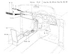 Datsun Fairlady illustration no. 056A-2 Instrument & Console Fitting (1968-70)